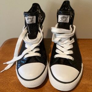Women’s Black Sequence Hi-Top Sneakers